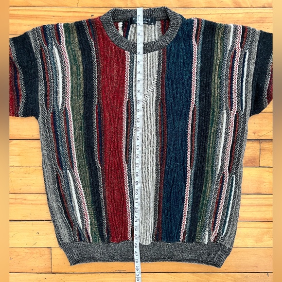 Vintage 90s Protege Collection Coogi Style Pullover Sweater, Size Large - Picture 10 of 11